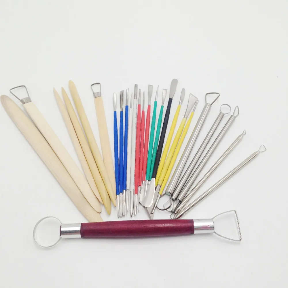 

Pacl of 26 - Carving Set for Wax Clay Soap Spatula Hook Pottery Tools Sculpture