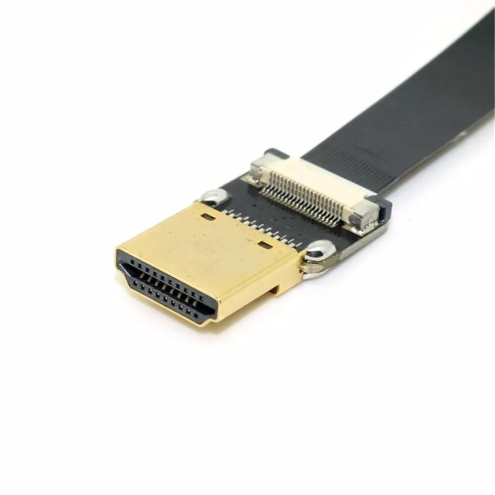 0,1 M-1 M FPV HDMI-kompatibel Typ A Stecker auf HD Stecker HDTV FPC Flachkabel für Multicopter Luftaufnahmen