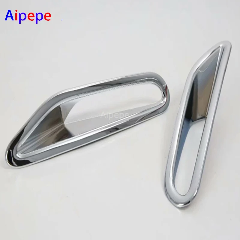 Car Styling Rear Tail Fog Lights Lamp Decoration Cover Trim 2 Pcs Chrome Bright Style Fit For Nissan Teana / Altima 2019 ABS