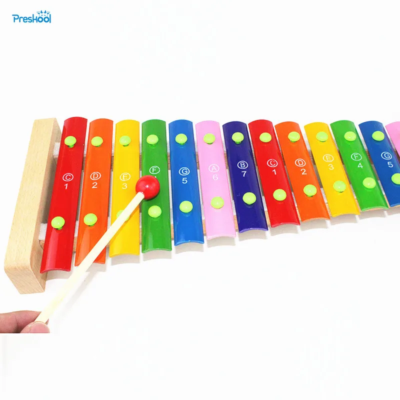 

Montessori Kids Toy Baby Toys Colorful Fifteen Sounds Knock Learning Educational Preschool Training Brinquedos Juguets