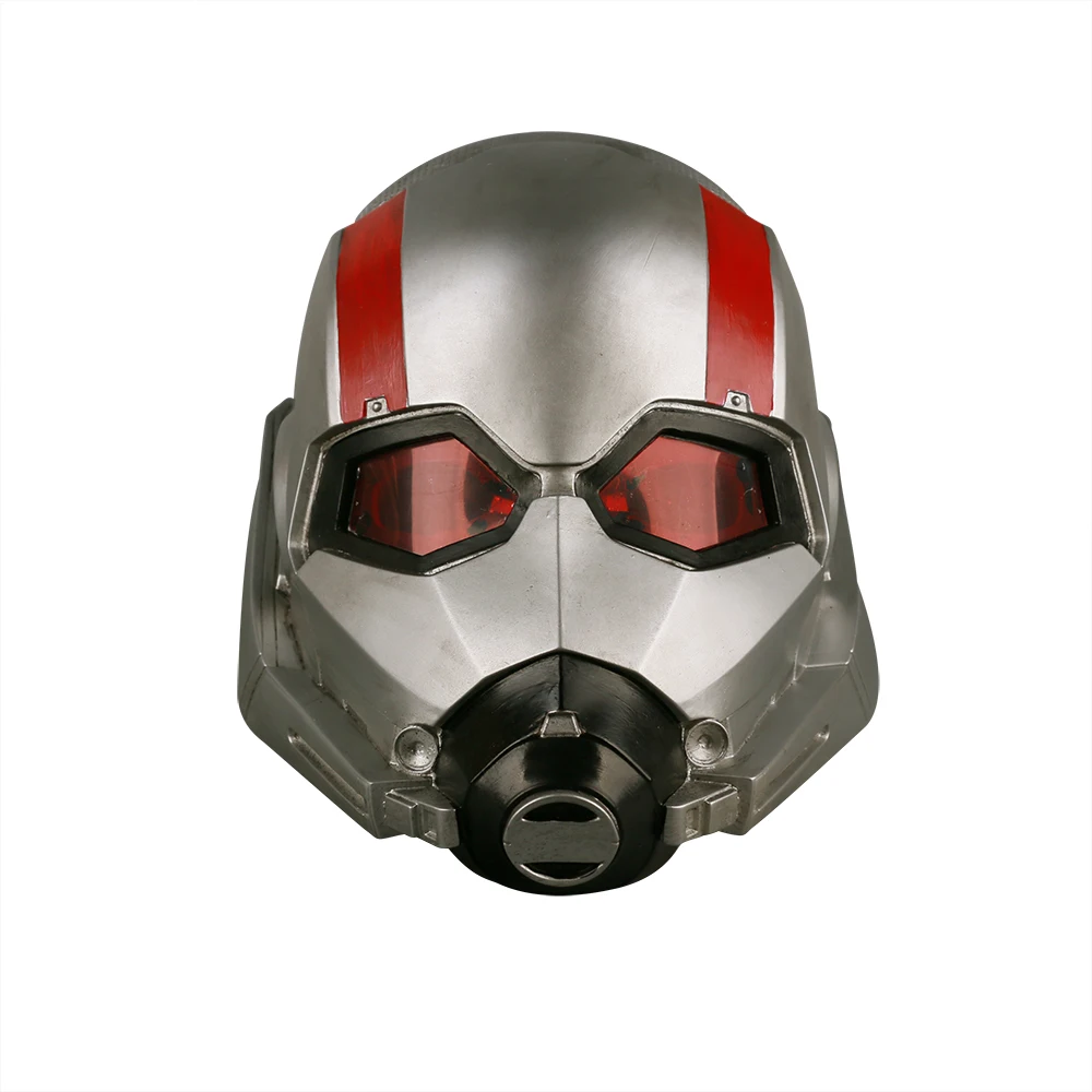 Film Ant-Man i osa LED kask Ant-maska męska Cosplay Scott LED hełm z maską rekwizyty impreza z okazji Halloween Prop