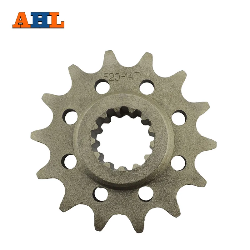 AHL 14T Motorcycle Front Sprocket For HONDA Honrnet 250 CB500 F R X/ CB500F CBR500R ABS 2013-2014 JADE250 CBR19 MC19