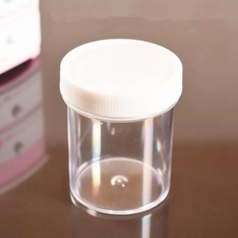 120ml clear round jar bottle container with white cap lids for Cosmetic,food, Packaging F20173736