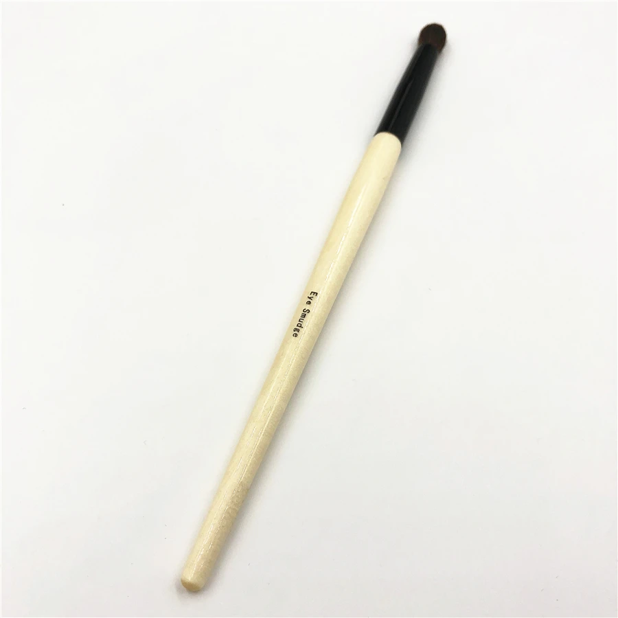 Natural Horse Hair Long Handle Makeup Brush BB Eye Smudge Brush Smokey Eyeshadow Makeup Blending Brush Cosmetic Tool