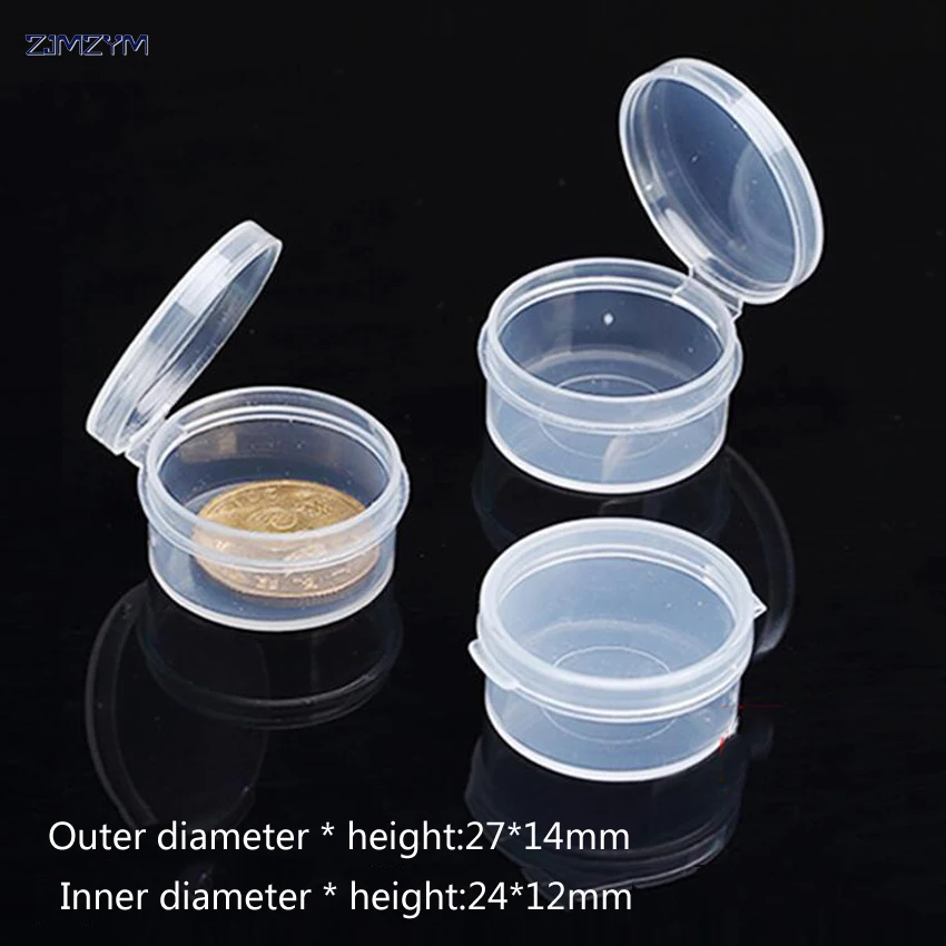 5Pcs Make Up Jar Mini Sample Sealing Pot Face Cream Container Portable Bottle Plastic Transparent Case Salad Sauce Portable Box