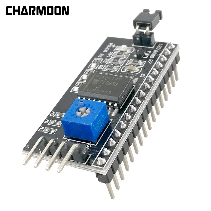 

LCD1602 Adapter Board Module IIC I2C DC 5V LCD Adapter For Arduino 1602 2004 LCD Display