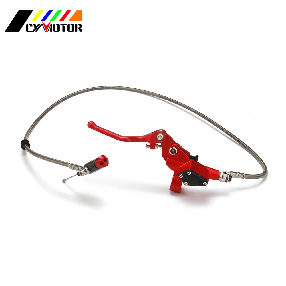 1200MM Motorcycle Hydraulic Clutch Lever Master Cylinder For 125-250cc Vertical Engine Dirt Bike ATV Enduro Motocross