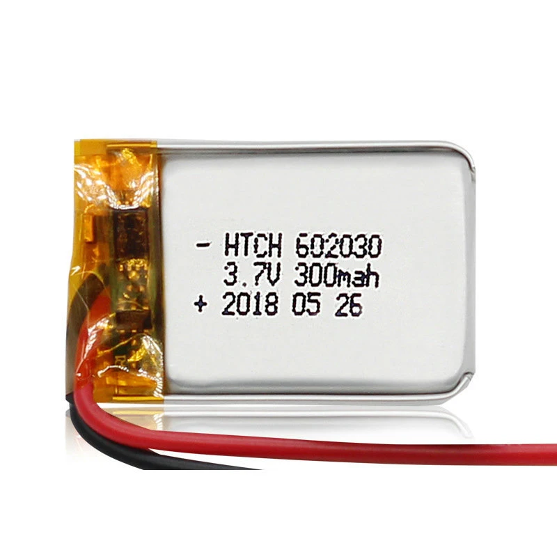 300 mAh 602030 3.7 V Pin lithium polymer, bluetooth MP3 MP4 Đồng Hồ Thông Minh không dây Thẻ âm Sạc Li-ion Tế Bào