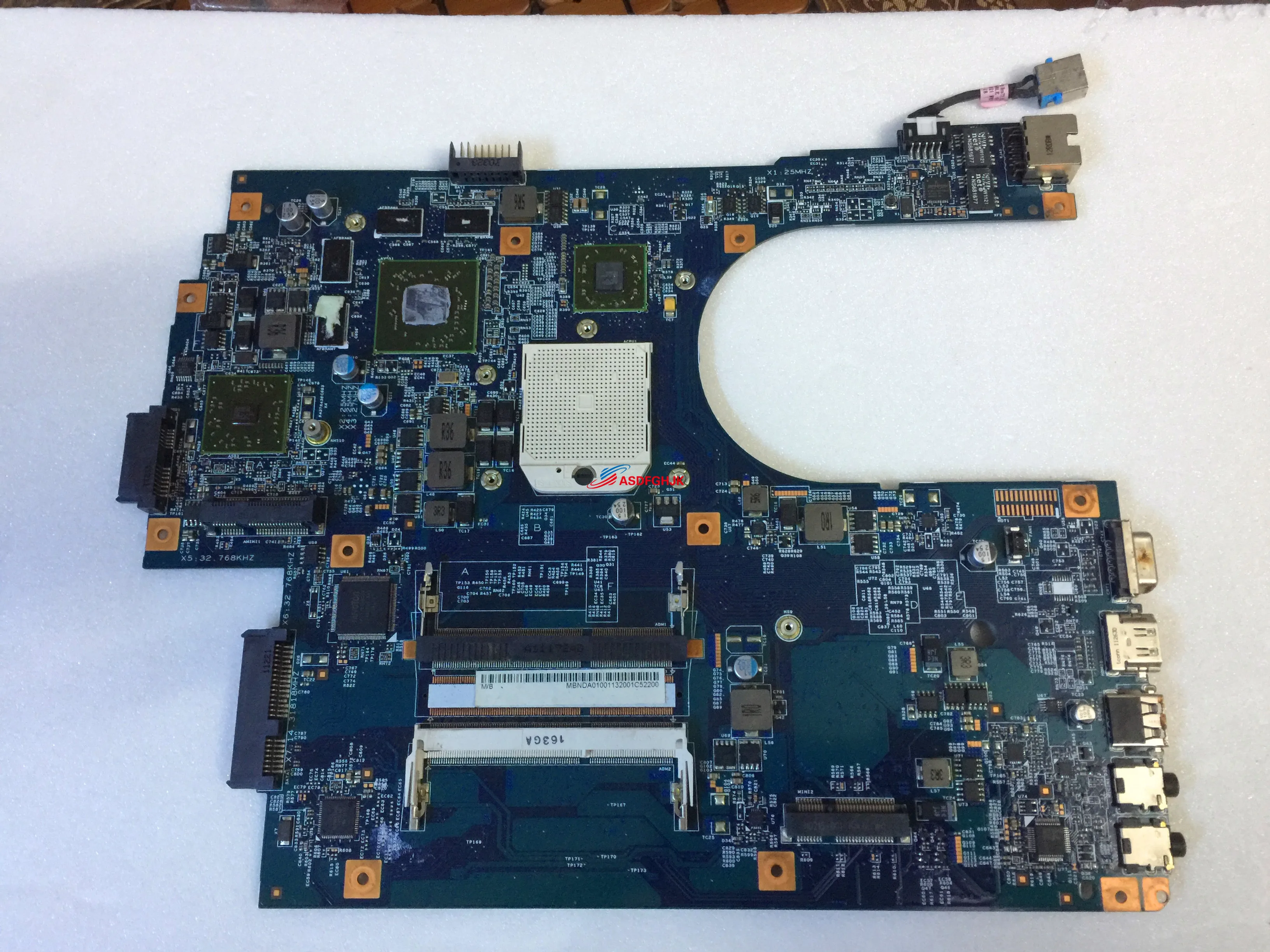 Original MBNDA01001 For Acer Aspire 7551 LAPTOP Motherboard 48.4HP01.011 JE70 DN MB  Test OK