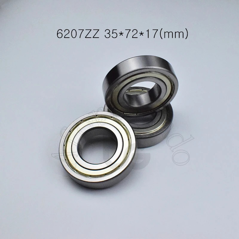 

6207ZZ 1pcs Bearing 35*72*17(mm) chrome steel Metal Sealed High speed Mechanical equipment parts