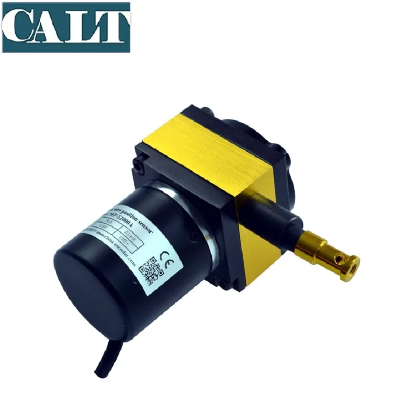 Imagem -02 - Calt-potenciômetro de Corda Linear Cwp-s200 Faixa de Medição 05v 010v 420ma Saída 24v 200 mm