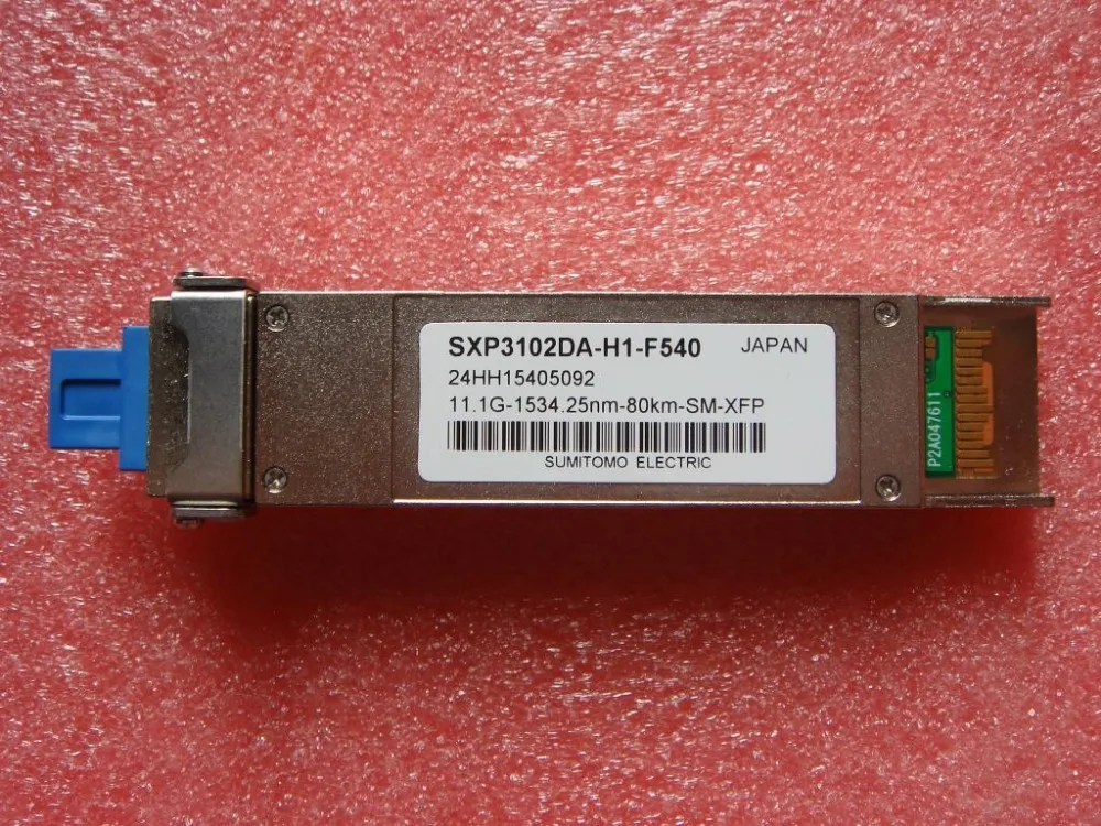 

HW SXP3102DA-H1-F540, DWDM 10G 80KM, 11,1G-1534.25NM-80KM-SM-XFP