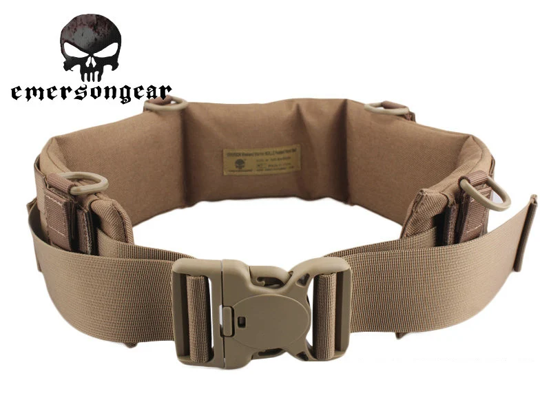 

Emersongear Molle Padded Patrol Belt Airsoft Combat Military Belt Coyote Brown EM5584