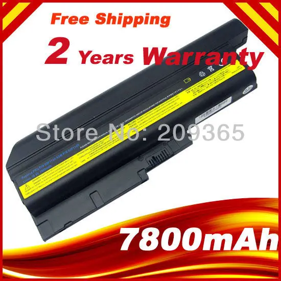 

9 Cell 6600mAh battery for IBM ThinkPad Lenovo T60 T61 R60 R61 Z60 Battery 92P1133 42T4619 42T4511