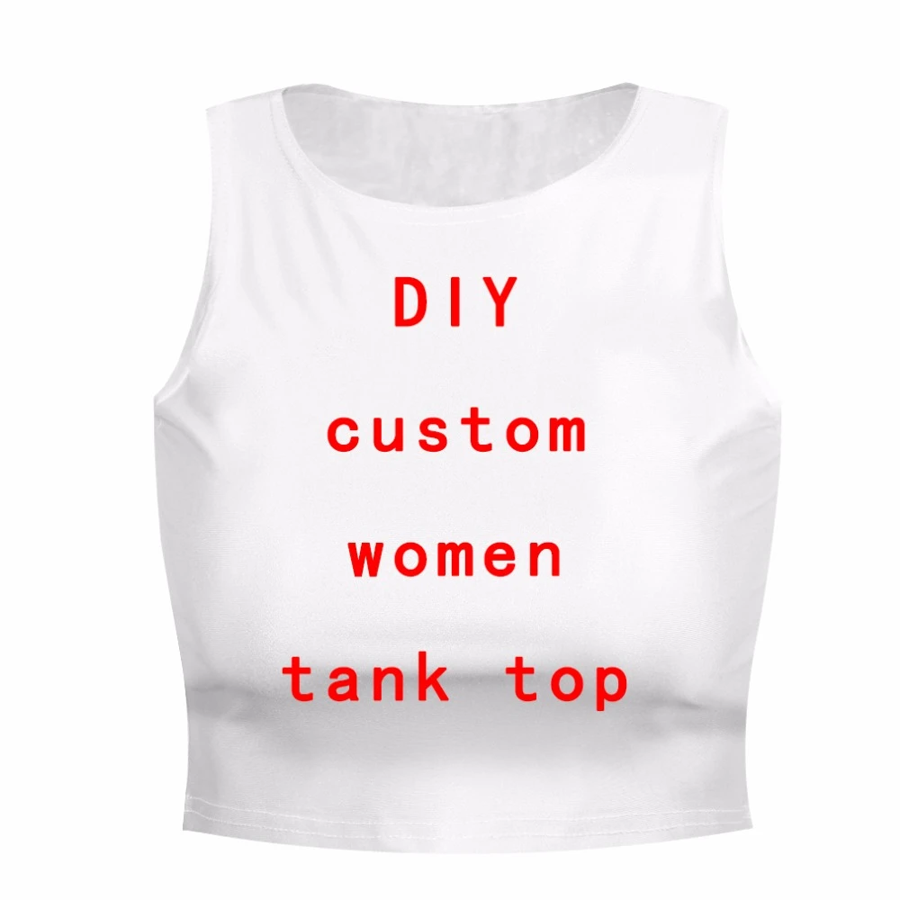 PLstar Cosmos Accept Dear customer Design Anime/Photo/Singer Pattern/DIY women Summer vest 3d Print Sublimation vest sleeveless