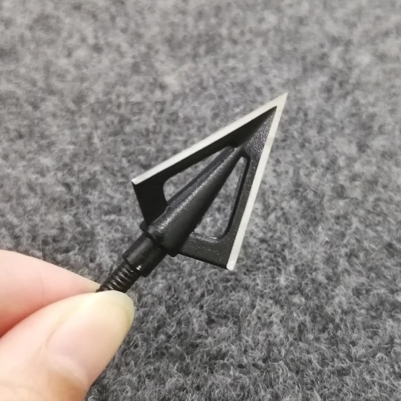 6/9/12pcs Archery Blade Broadhead 100 Grain  Metal 3 Blade Tips Arrow Heads for Shooting Training