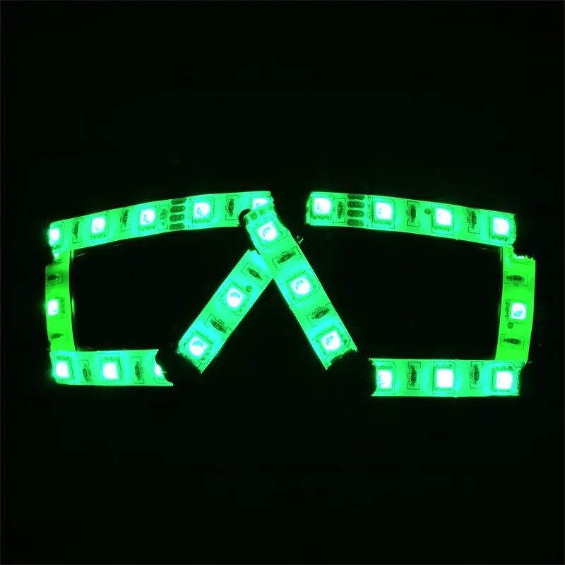 

Wecool transparent Flash LED Glasses Remote Control led glasses party mask for party supplies