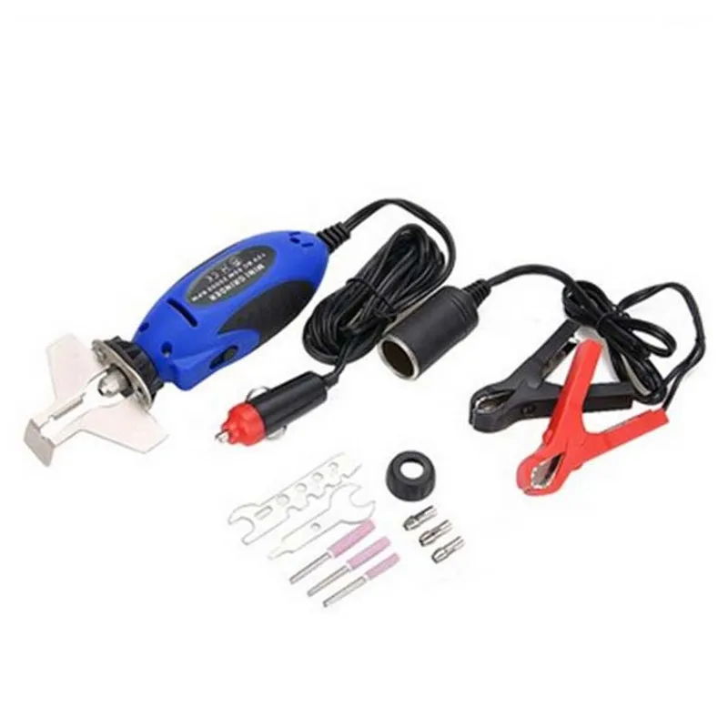 12V DC Chainsaw Sharpener Grinder Chainsaw Chain Sharpener Electric Grinder Chain Saw File for Power Tool Cigarette Lighter Plug