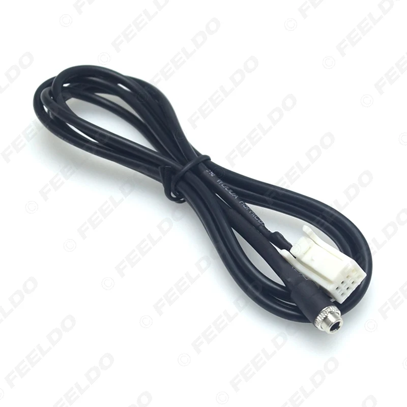 FEELDO 1 шт. автомобильный аудио 3,5 мм «мама» на AUX-IN кабель-адаптер для Suzuki SX4 Grand Vitara Swift Jimny удлинитель проводки