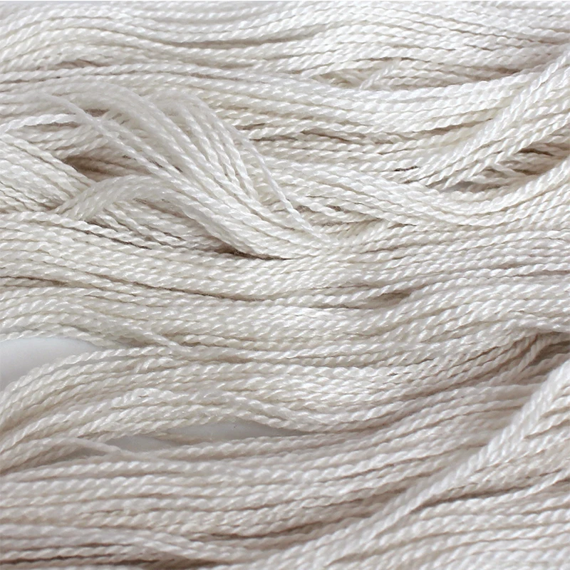 100g Silk Merino Yarn Fingering DK Weight Hand Knitting Crochet Undyed  DIY Natural White Soft High Quality