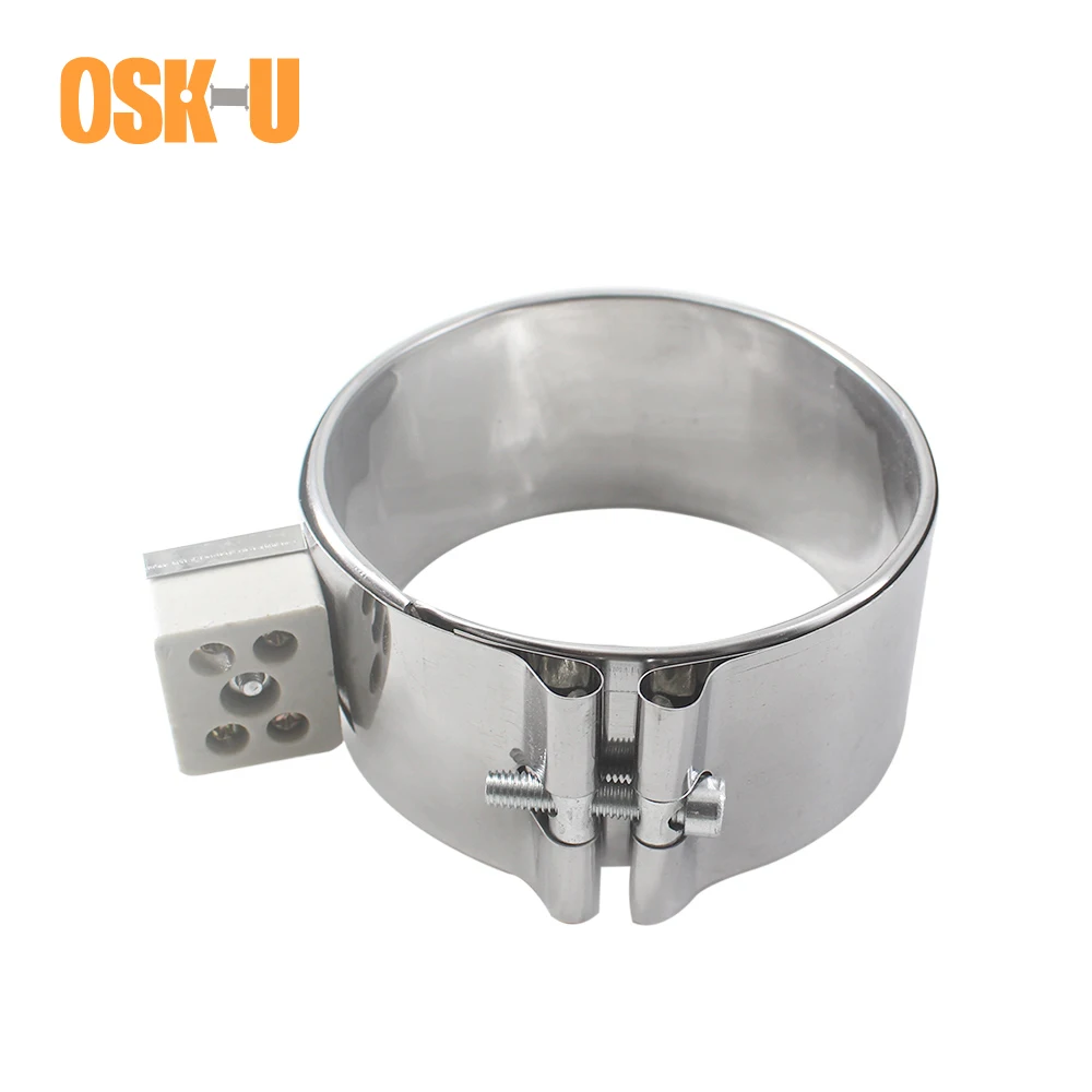 In Acciaio Inox Band Riscaldatore 95 millimetri di Diametro Interno 50/80/90/95/100 millimetri di Altezza di Ceramica elemento Riscaldante elettrico per Macchina per Iniezione