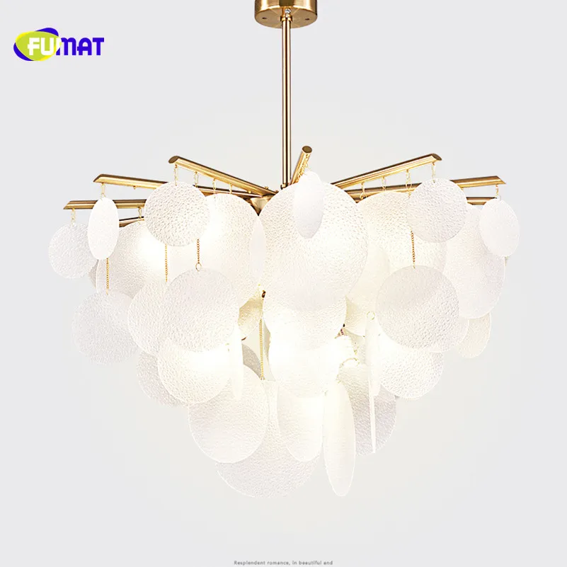 

FUMAT Nordic Style Post Modern Glass Round Piece K9 Crystal Stainess Steel LED Pendant Lighting Luxury Lustres Glass CrystalLamp