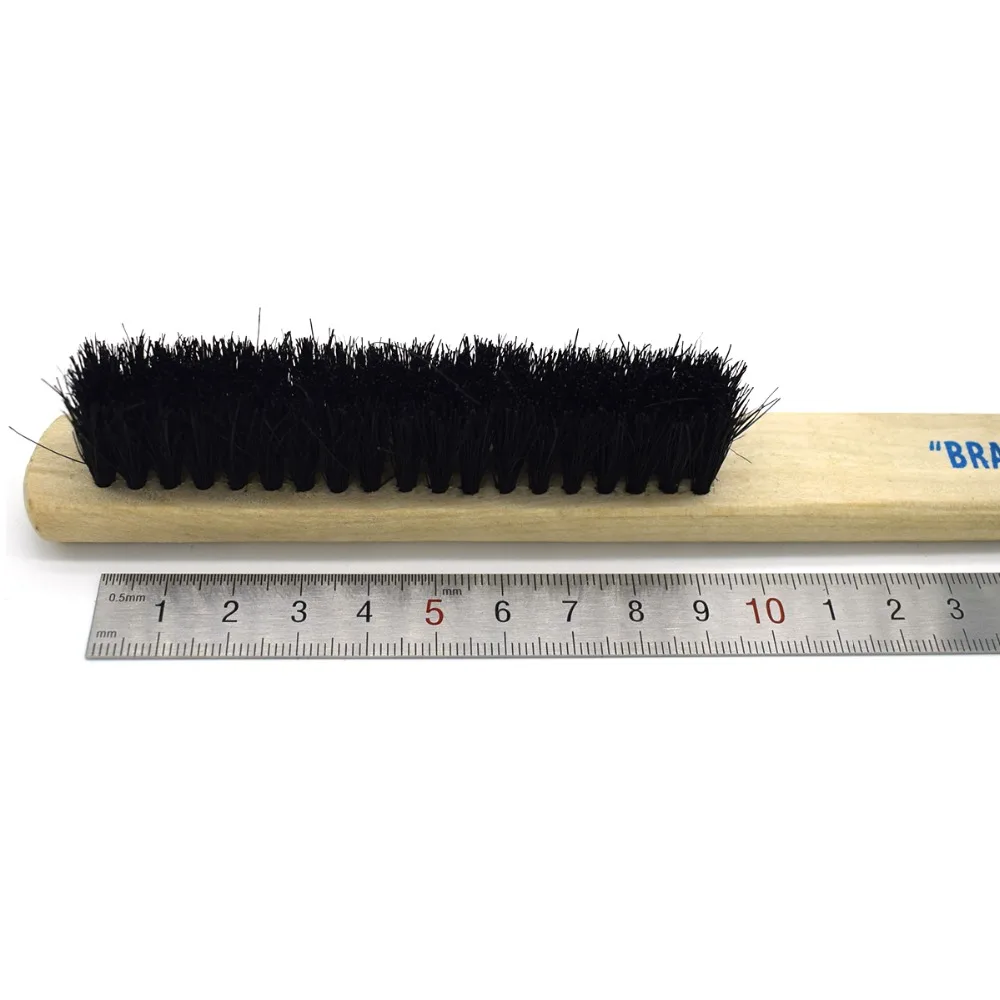 Jewelry Brush Black Bristle with Wooden Handle High Quality Jewellery Tools