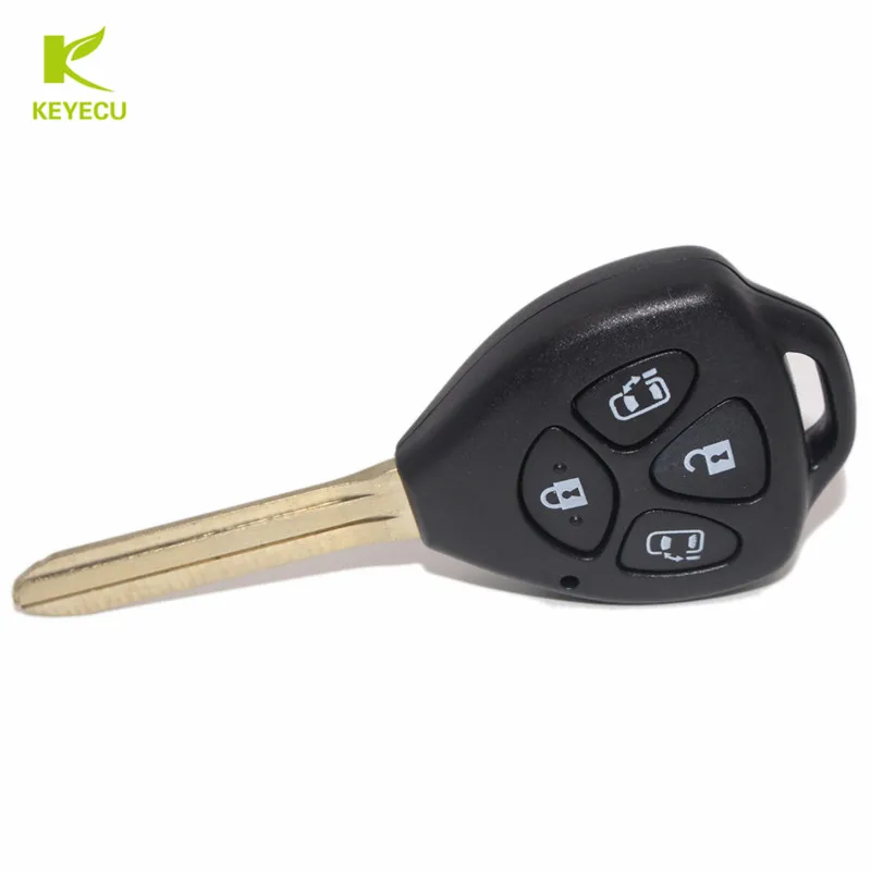 KEYECU Replacement Remote Key Fob 4 Button 314.3MHz With 4D67 Chip for Toyota Noah Voxy Estima Alphard 2001 2002 2003 2004