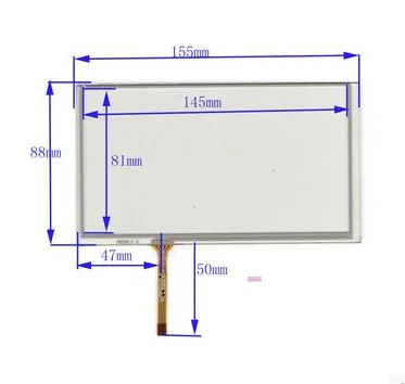 

Hsd062idw1-a00 Новый резистивный сенсорный экран 155*88 мм 6,2 дюйма