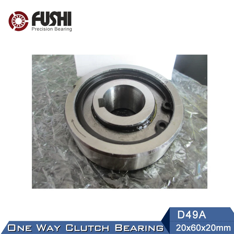 D49A One Way Bearing Clutches 20x60x20mm 1 Piece With Keyway FreeWheel Clutch Bearings