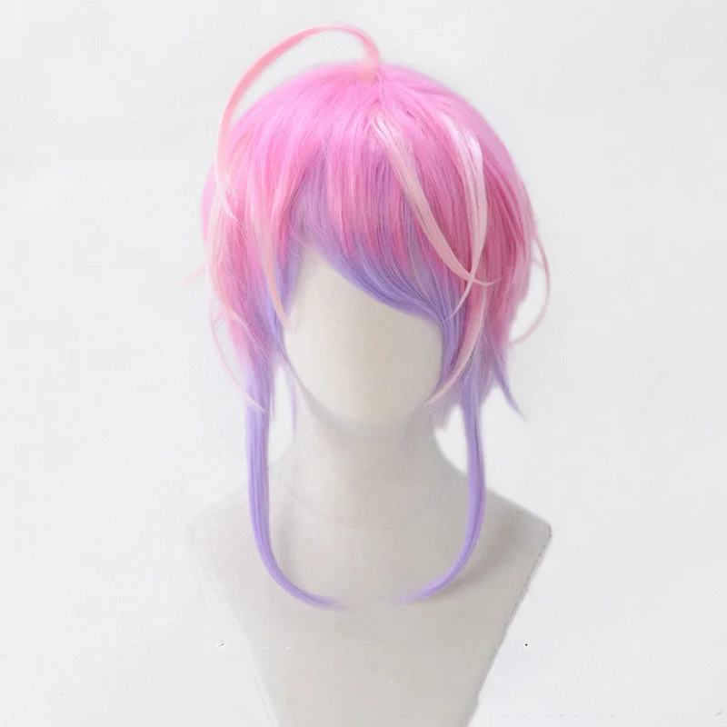 Division Rap Battle Hypnosis MIC Amemura Ramuda Short Wig Cosplay Costume Men Women Heat Resistant Synthetic Hair Wigs + Wig Cap