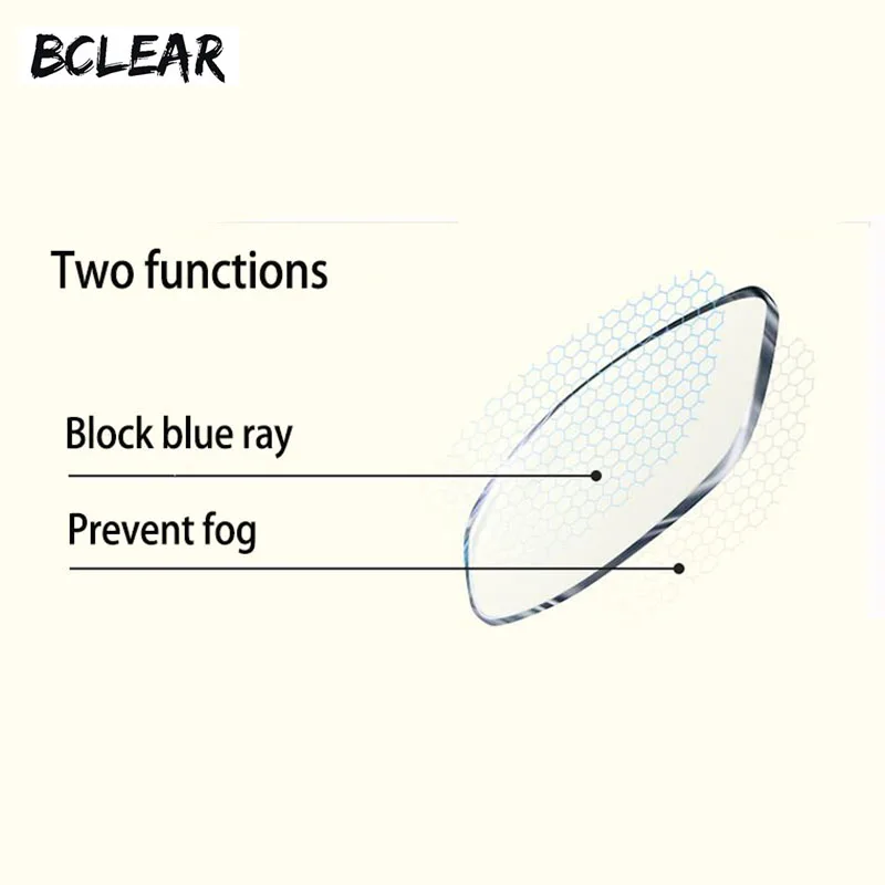 1.56 1.61 1.67 Index New Function Aspherical Anti Fog Myopia Lenses Anti Blue Ray Single Vision Lens Block Blue Eye Protection