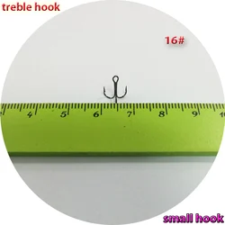 2023new Treble Fishing Hooks super small hook  quantily:200pcs/lot  barbed hook high carbon steel treble hooks