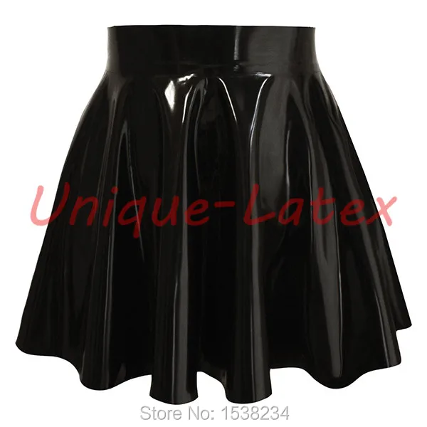 Latex Skirt Skater Skirt Women Skirt