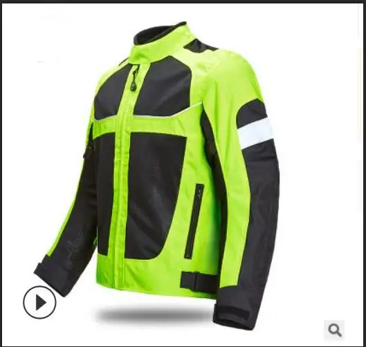 

Motocross Jacket Summer Motorcycle Jacket breathable Reflective moto jaqueta motoqueiro protective clothing with 5pcs protectors