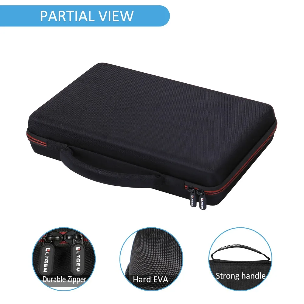 LTGEM EVA Hard Case for Numark Party Mix | Starter DJ Controller - Travel Protective Carrying Storage Bag