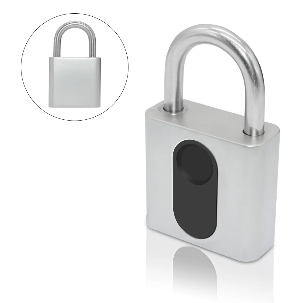 

Smart Lock Keyless Biometric Fingerprint Lock IP65 Waterproof Anti-Theft Security Padlock Door Luggage Case Lock