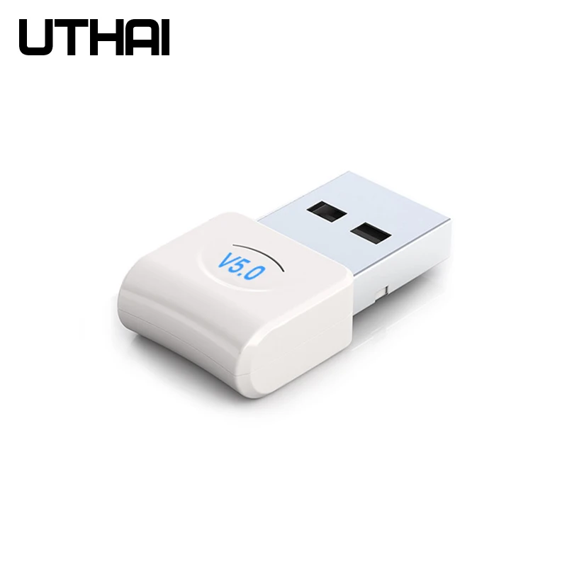 UTHAI T04  USB 5.0 Adapter For Computer PC PS4 Mouse Audio Bluetooth-compatible Receiving Wireless Audio Transmitter