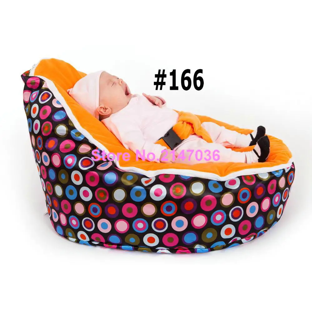 

Snore baby bean bag chair with harness - Feeding baby seat beanbag toddlers chairs