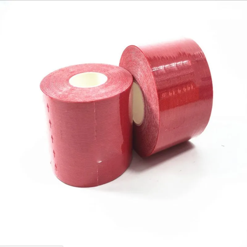 2 Rolls 5cm x 5m Sports Muscle Tape Cotton Elastic Adhesive Muscle Bandage Care Strain Injury Support Multiple parts of the body