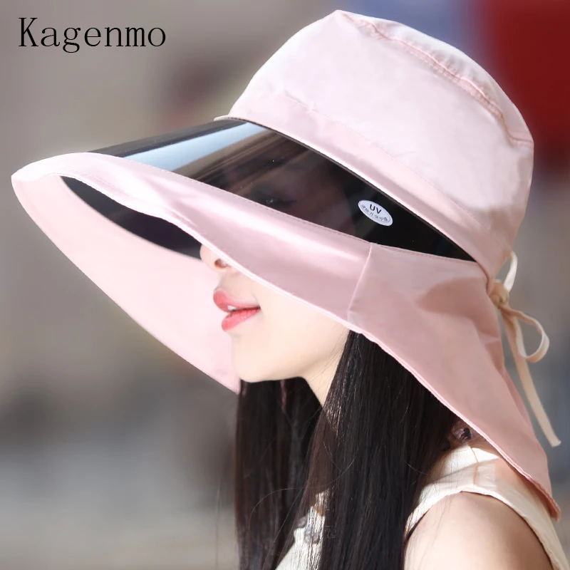 Kagenmo Summer women's uv mirror large along the sunbonnet neck sun hat anti-uv fashion waterproof sunscreen