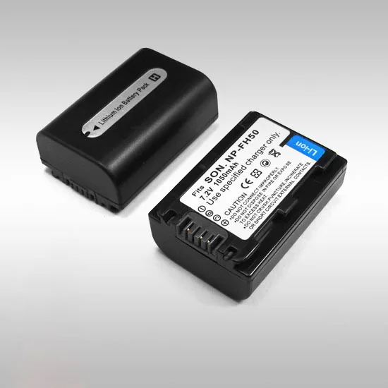 7.2V 1050mAh NP-FH50 Battery For  NP-FH50 NP-FH40 NP-FH30 NP-FH60 Alpha DSLR A230 A330 A380 Digital Batteries