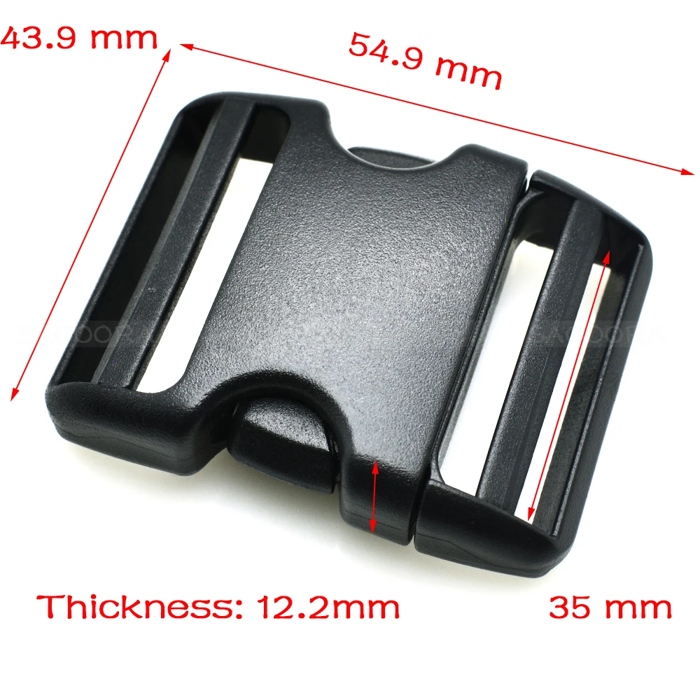 For Casual Bags Outdoor sports bag Plastic Side Release Buckles Slim waist Backpack/Camping Hiking Straps Webbing 20mm 35mm