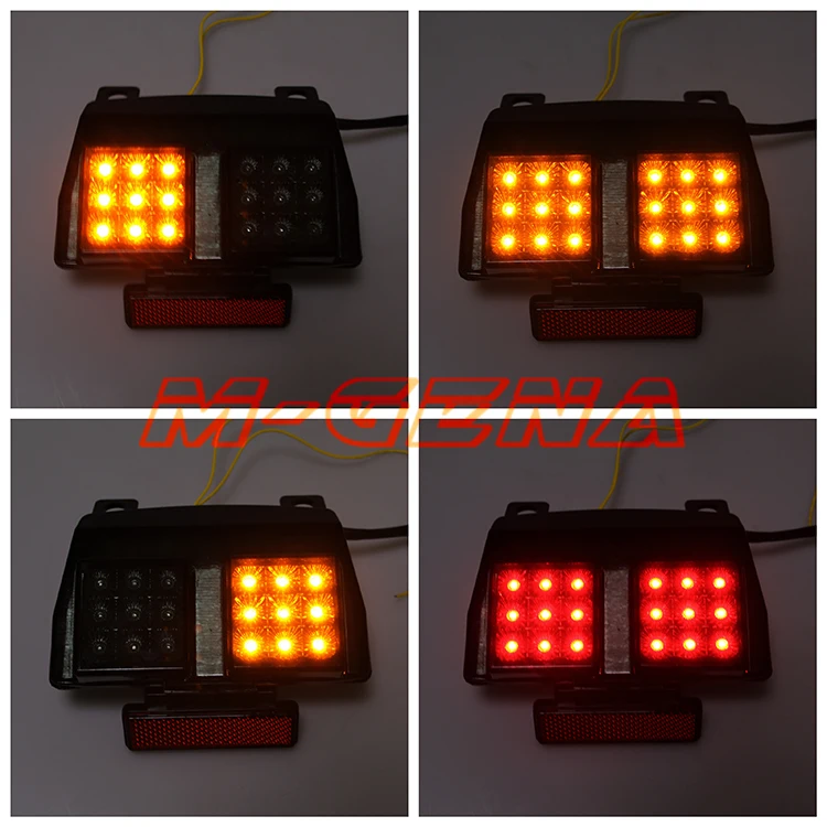 Motorcycle LED Rear Turn Signal Tail Stop Light Lamps Integrated For 748 916 996 94 95 96 97 98 99 00 01 02 03 998 02-04