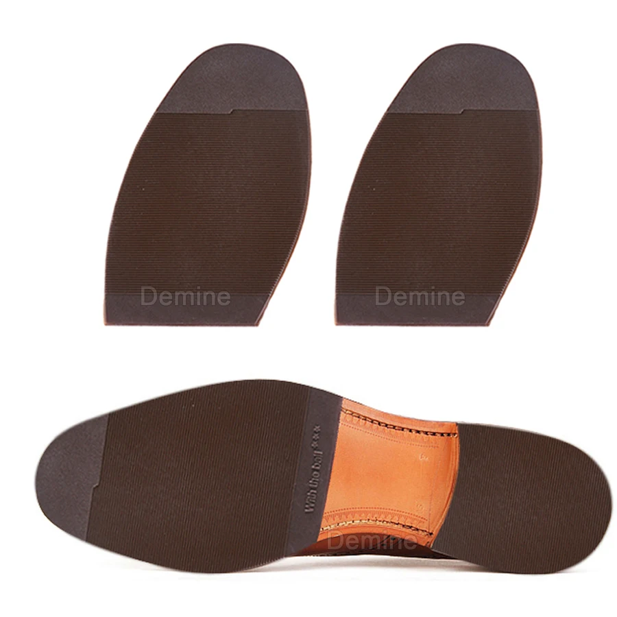 Rubber Outsoles Forefoot Pads for Men Leather Shoes Repair Soles Non-slip Half Insoles Wear-resistant Replacement Sole Cushions