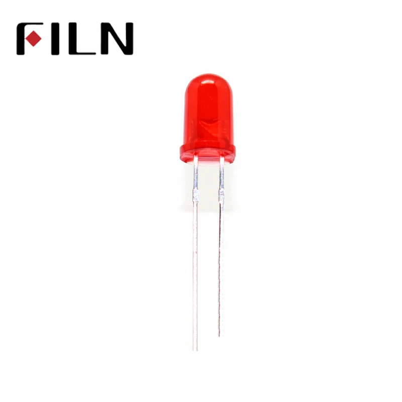 100pcs 5mm diffused red Bright LED bulbs Emitting Diode LED with 2 pin