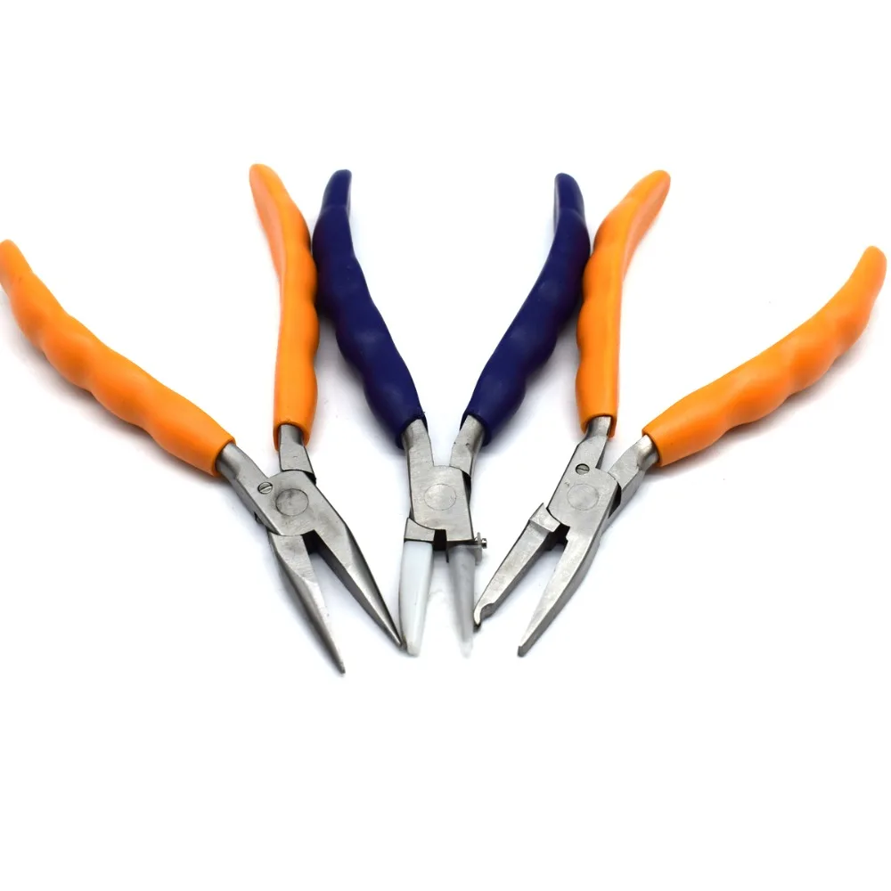 9pcs Stainless Steel Pliers Set Beading Tool Kit for Jewelry Making Repair