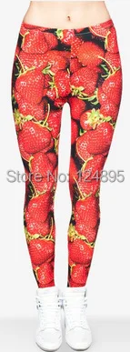 ZHBSLWT caldo serie di Frutta 3D stampato Delle Donne di modo leggings spazio galaxy leggins tie dye fitness pant