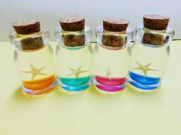 10 PCS fashion unisex jewelry starfish drift bottle