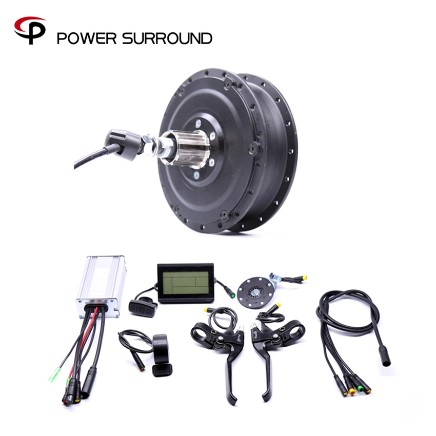 

Waterproof 48v500w Shengyi Dgw22c Rear Cassette Electric Bike Conversion Kit Brushless Hub Motors With Ebike System